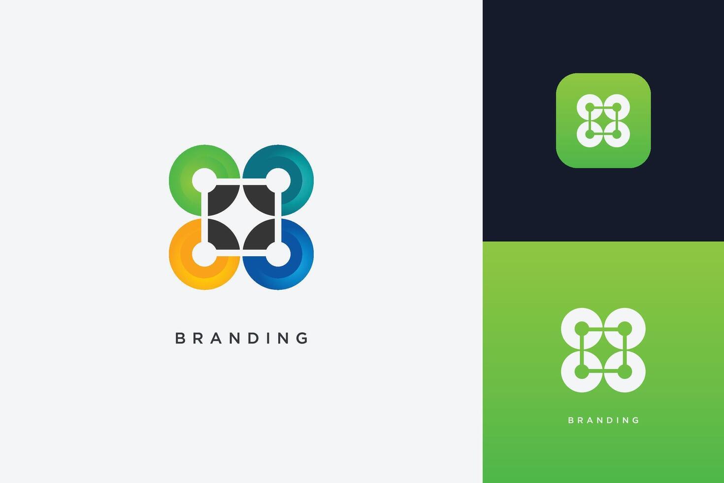 Depot Home Building Logo Modern Structure vector
