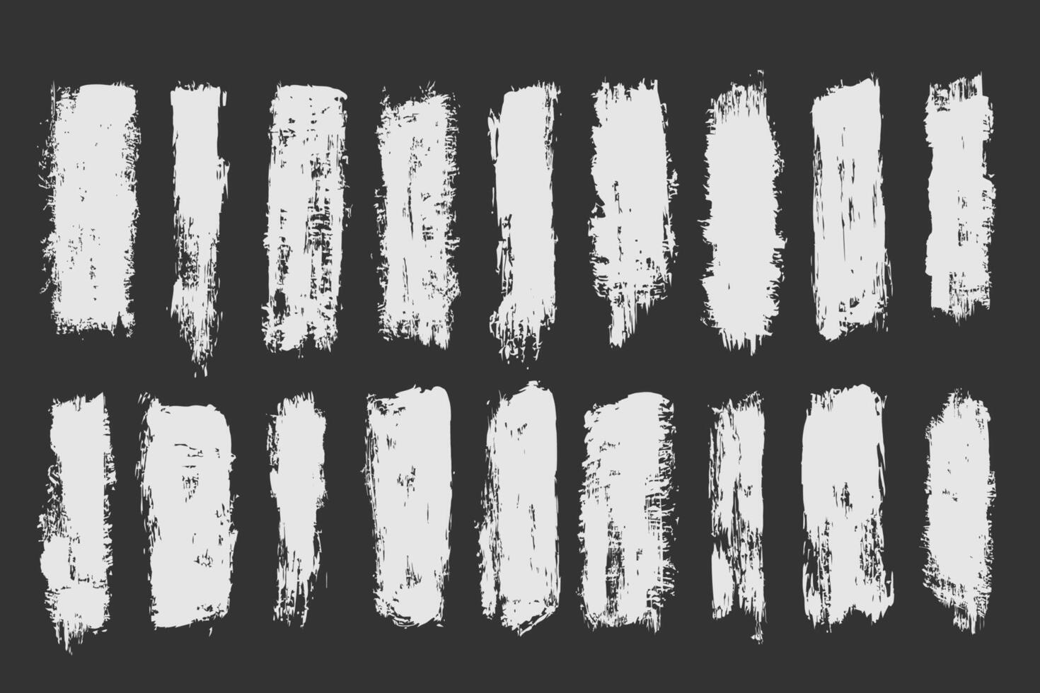 Retro Grunge Brush Strokes Collection vector