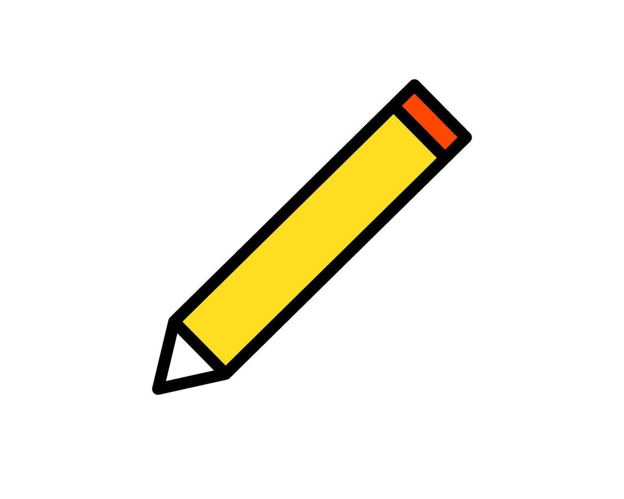 Illustration of a pen suitable for drawing, or creative sketching activities vector