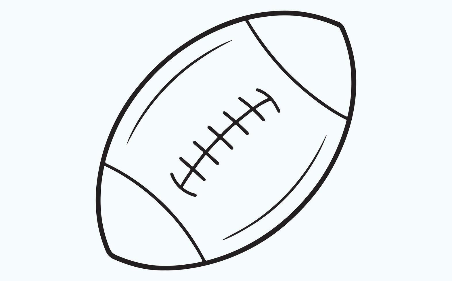 Football outline art ICON vector