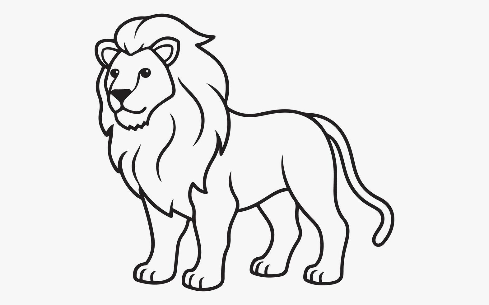 Tribal lion attoo vector