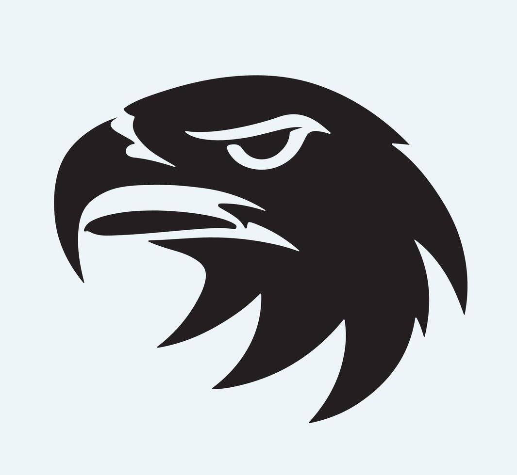 Eagle line drawing image vector