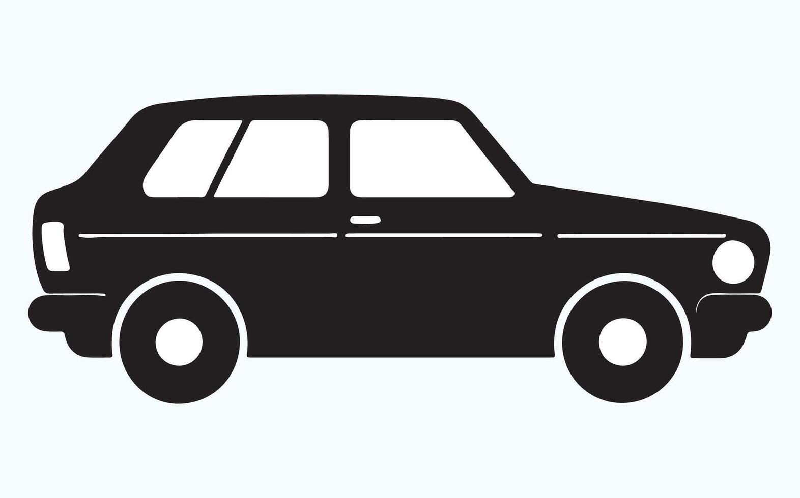 Car Off-Road Silhouette Design icon vector