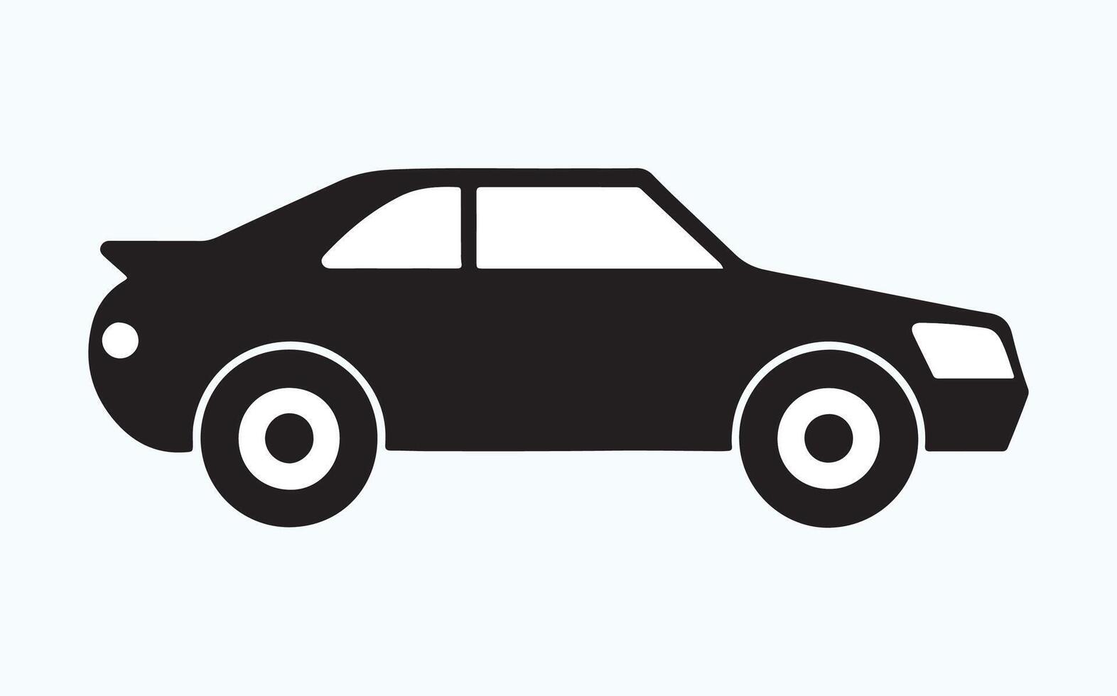 Fast Car Silhouette Art image clipart vector