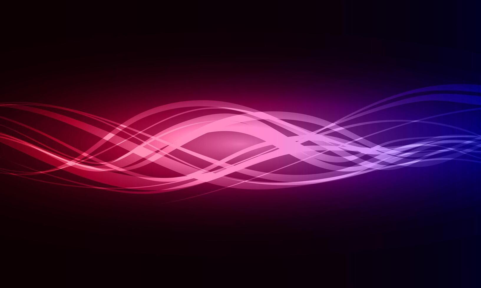 High speed effect motion blur night lights purple. Futuristic neon light line trails. vector