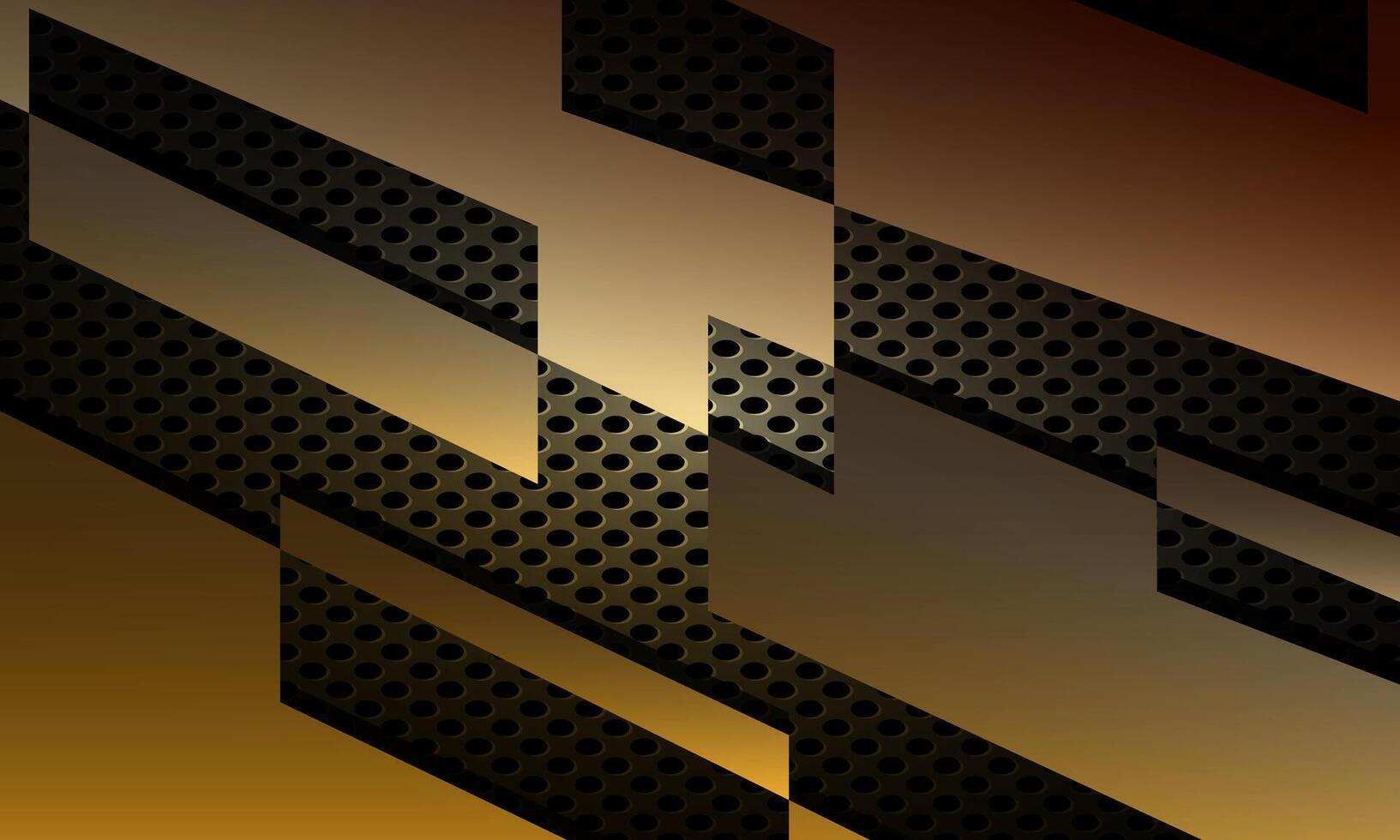 Abstract dark background with metallic elements. blank space. brown. shape design. vector