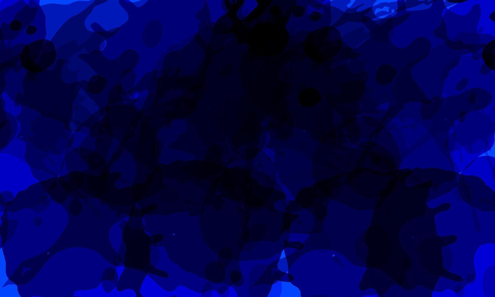 blue watercolor stains. paint on dark background. smooth blob ink. vector