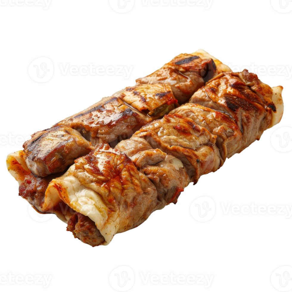 A sausage roll with meat on it png