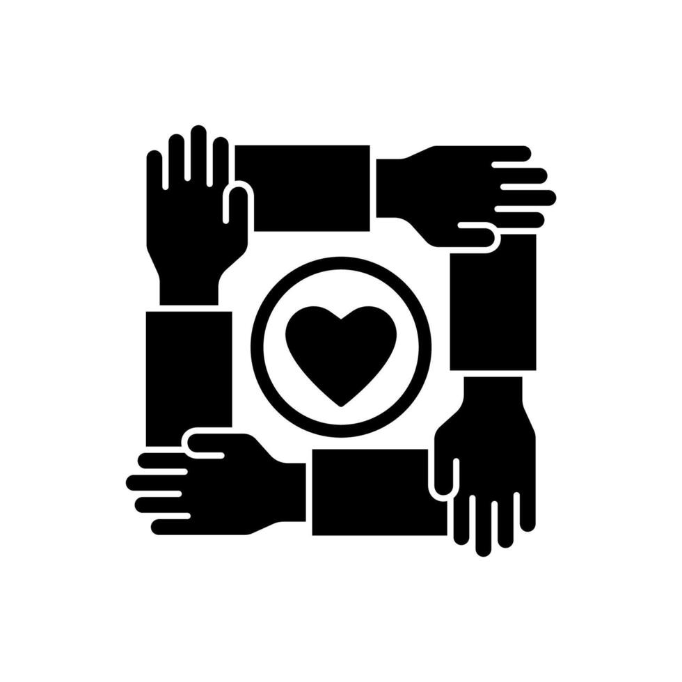 sense of belonging concept line icon. Simple element illustration. sense of belonging concept outline symbol design. vector