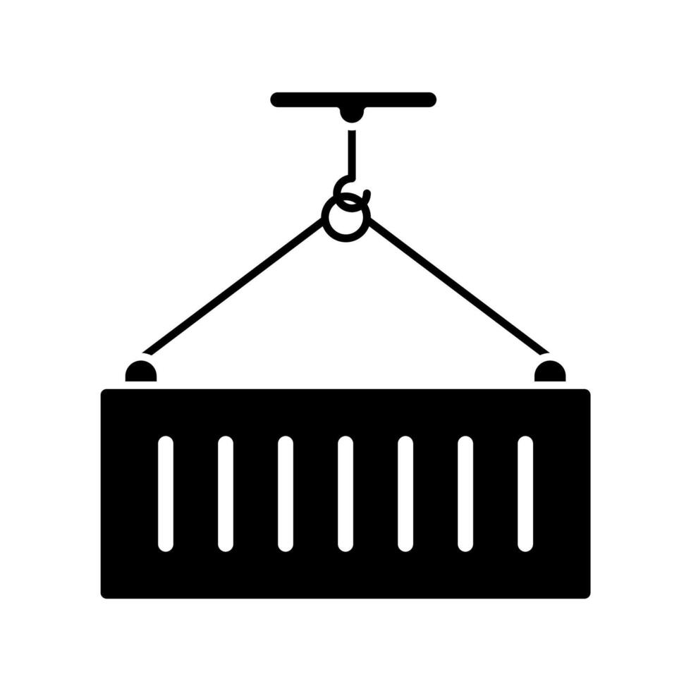 container concept line icon. Simple element illustration. container concept outline symbol design. vector