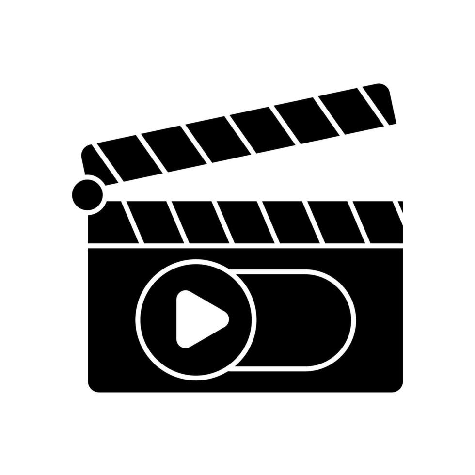 movie concept line icon. Simple element illustration. movie concept outline symbol design. vector