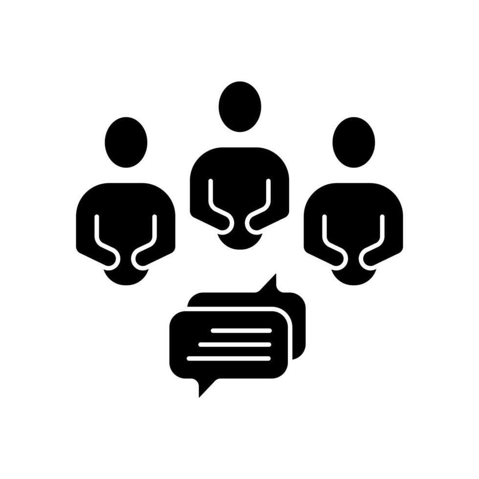 social concept line icon. Simple element illustration. social concept outline symbol design. vector