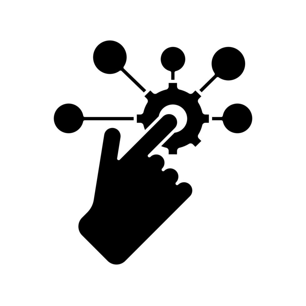 interactive concept line icon. Simple element illustration. interactive concept outline symbol design. vector