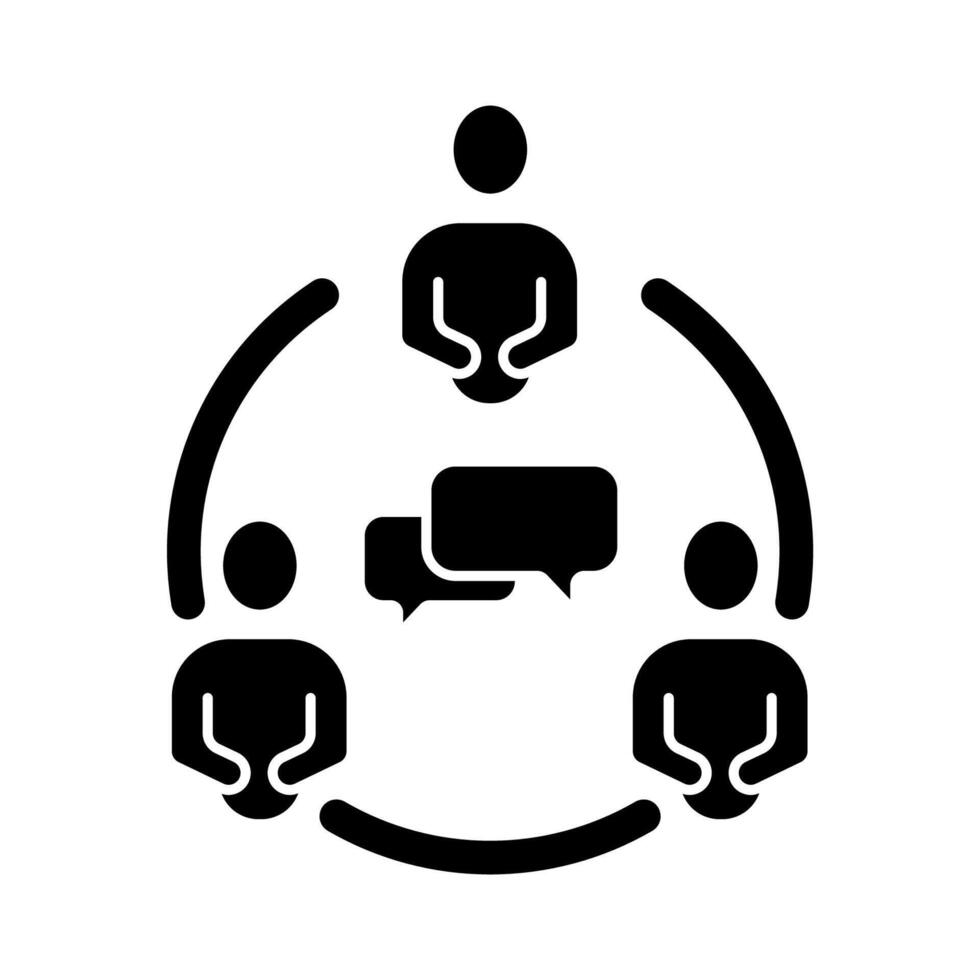 group concept line icon. Simple element illustration. group concept outline symbol design. vector