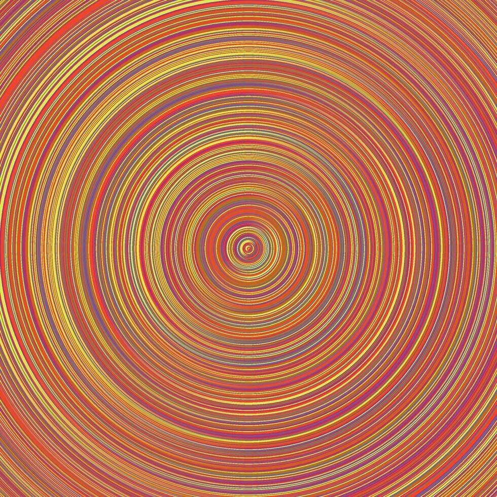 Abstract gradient multicolored concentric circle background vector
