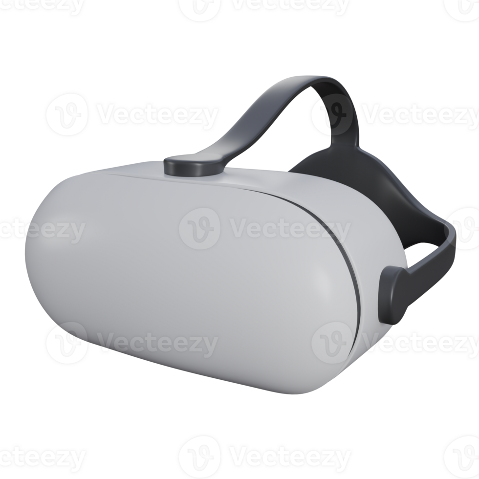 3d illustration of VR or virtual reality device , 3d elements, rendering. it can be used for any purpose. png