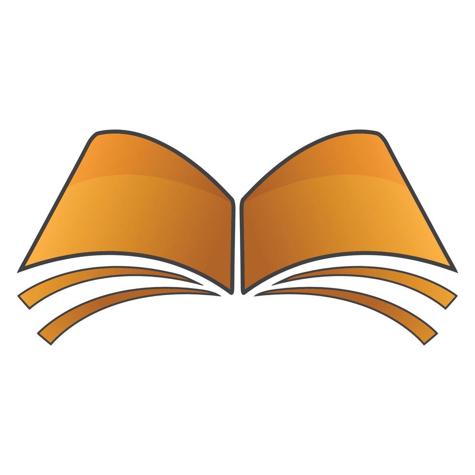 Open book image icon clipart design vector