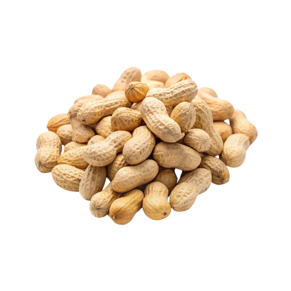 Pile of Peanuts on Isolated Transparent Background png