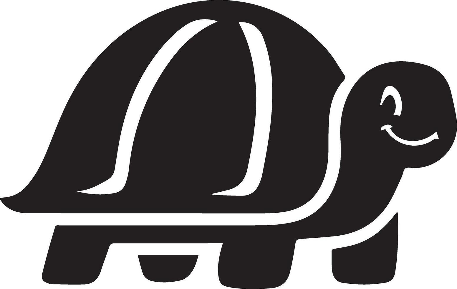 Sea Turtle icon silhouette for multipurpose use vector
