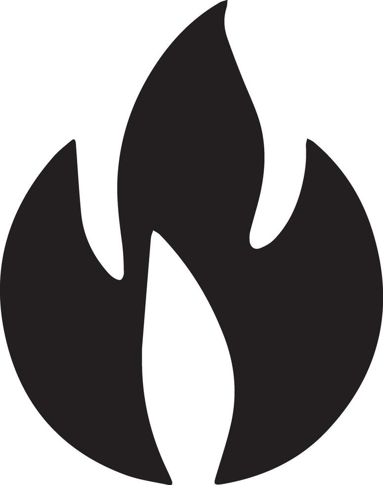 Fire flame icon for designer vector