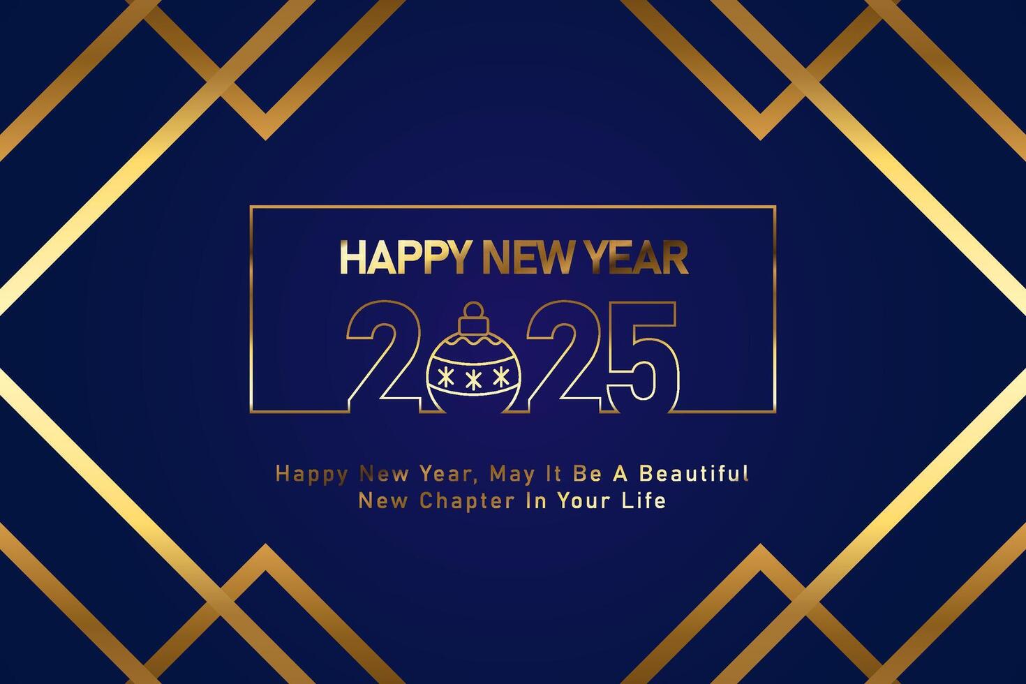 Luxury new year background vector