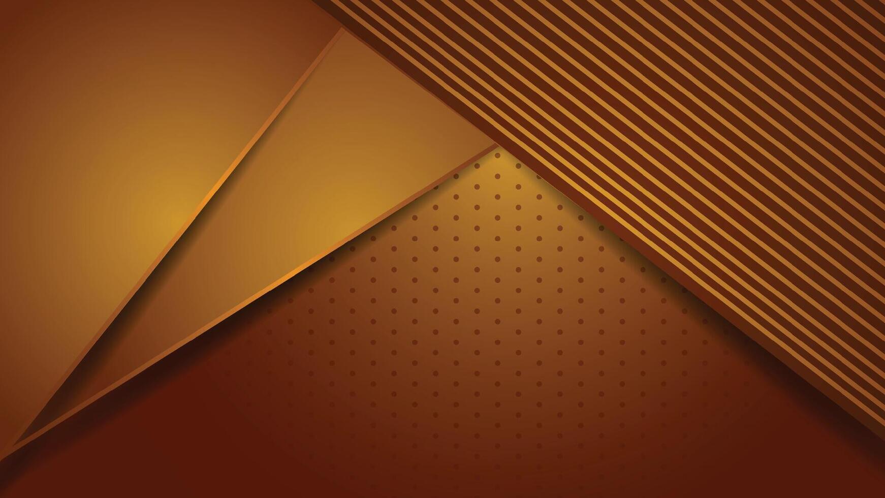 Elegant Brown Golden Abstract Modern Background Design vector