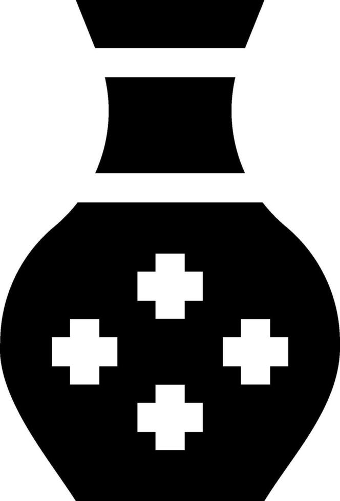 Ancient vase icon vector