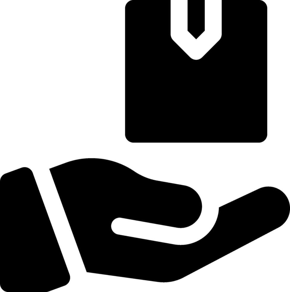A hand holding a bag and a hand holding a bag vector