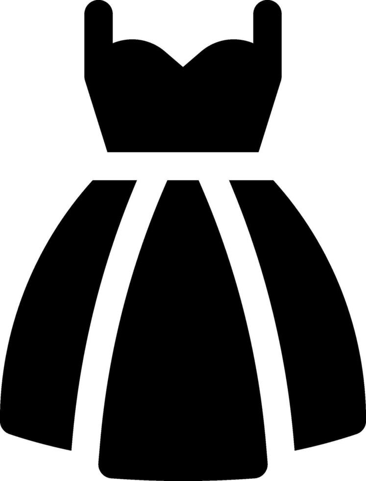 Dress icon on white background vector