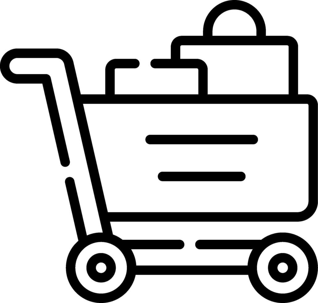 Shopping cart icon illustration vector