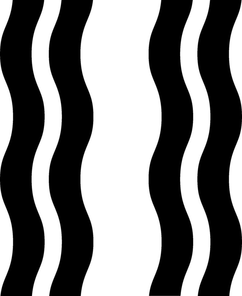 A black and white striped pattern vector