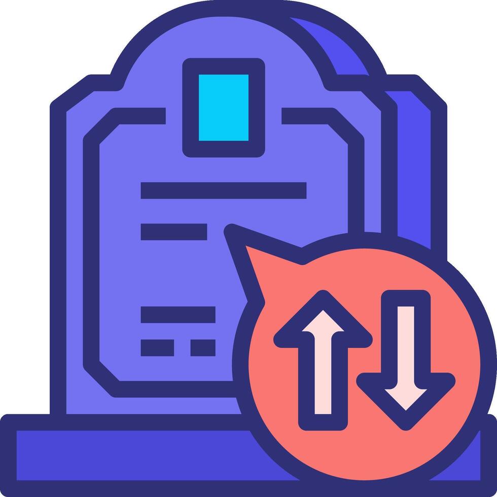 Gravestone icon with gravestone and gravestone icon vector