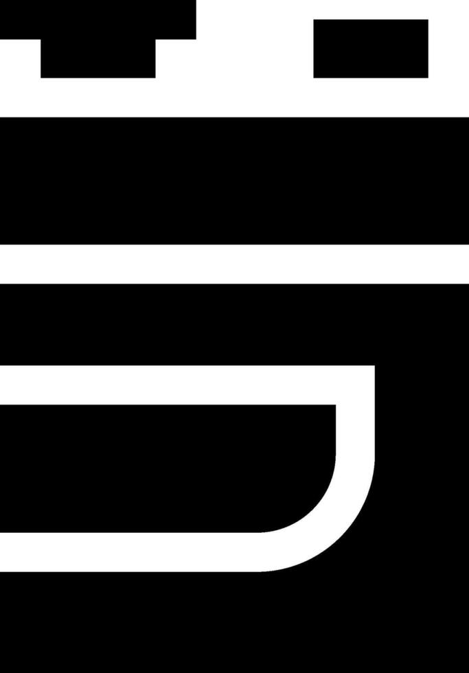 A black and white logo with the word g vector