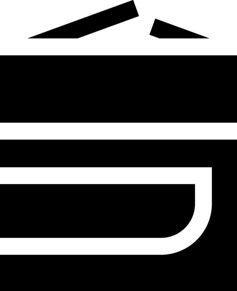 A black and white logo of a credit card vector