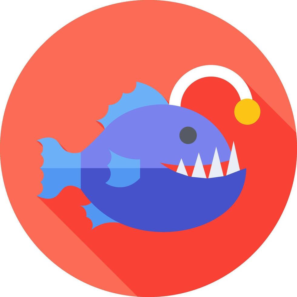 Fish icon flat design vector