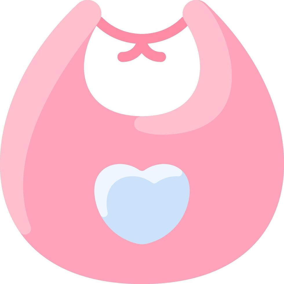 Baby bib clipart vector