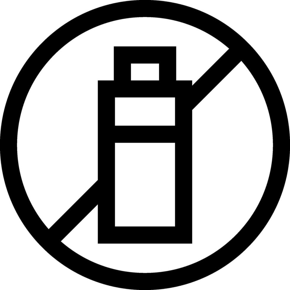 No battery symbol clipart vector