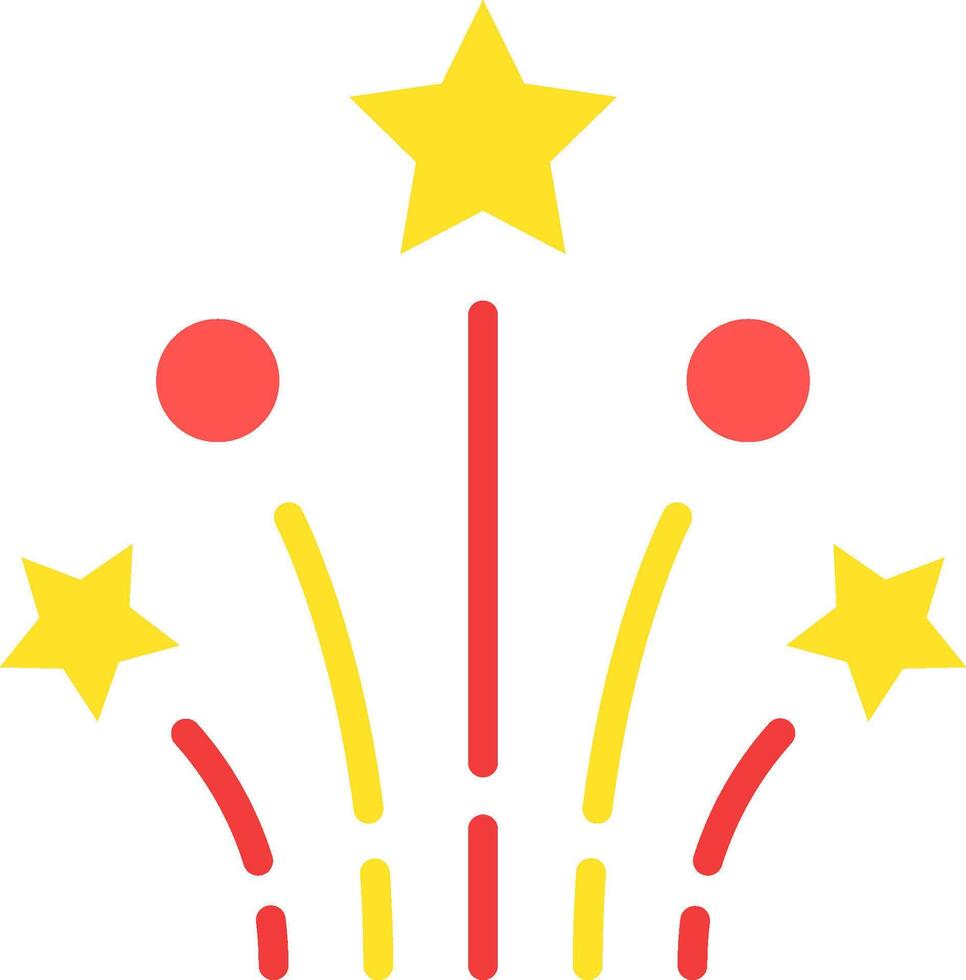 Fireworks illustration design vector