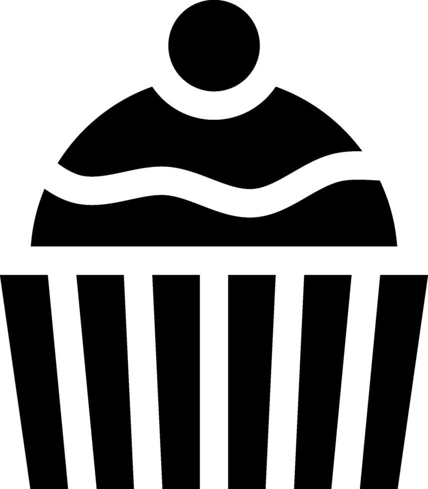Cupcake icon illustration vector
