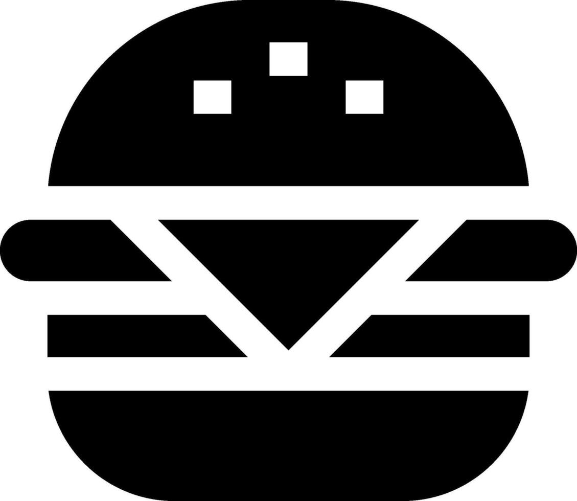 A hamburger icon on a white background vector