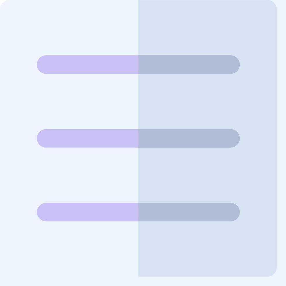 A white square with a purple line on it vector