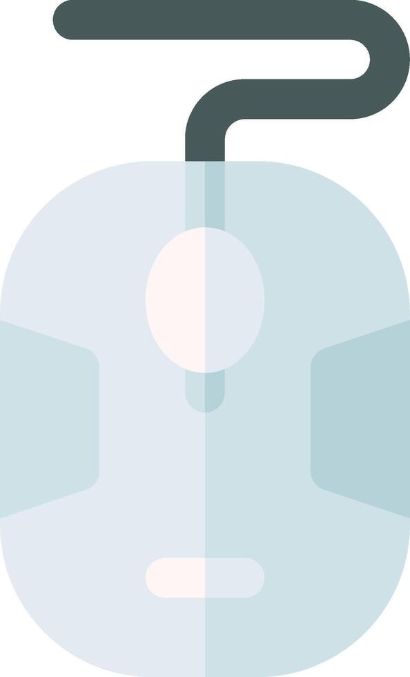 A computer mouse with a question mark on it vector