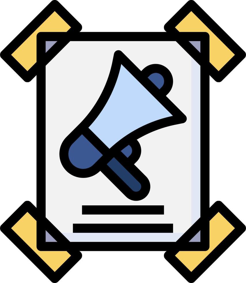 A megaphone icon on a white background vector
