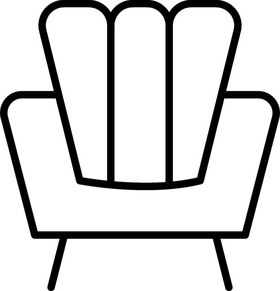 Chair icon royalty free clip art vector