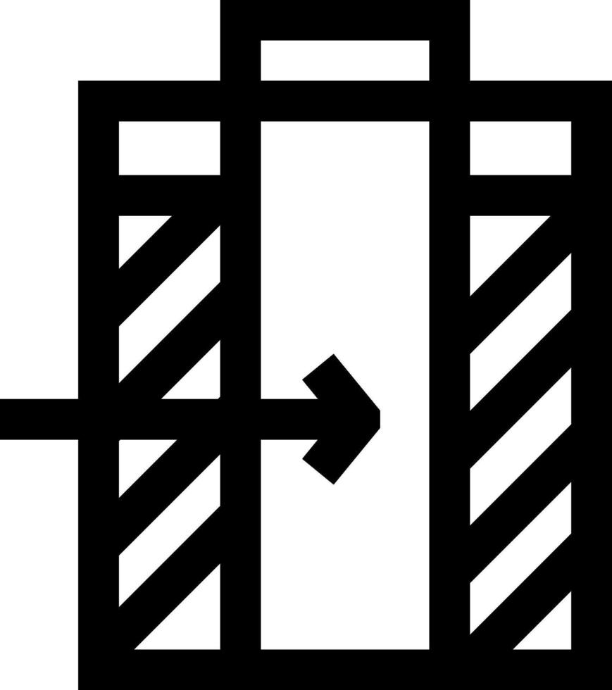 A black and white image of a battery vector