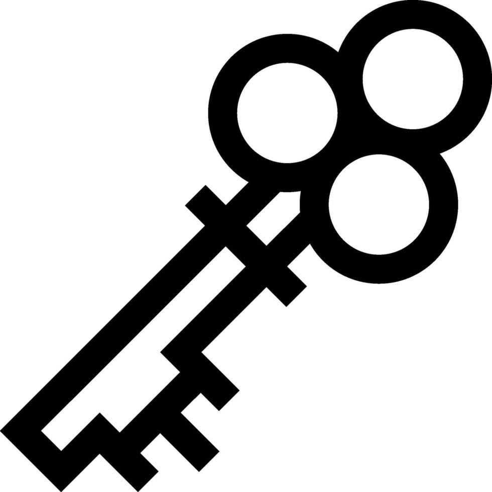 Key illustration design vector
