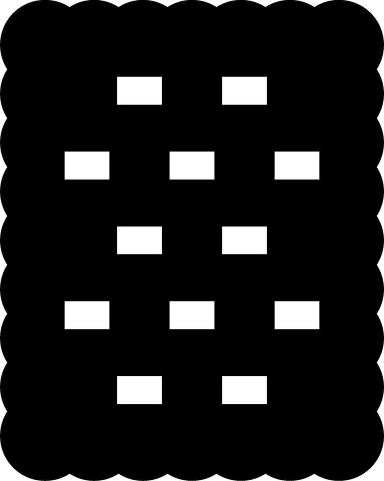 A black square with squares on it vector