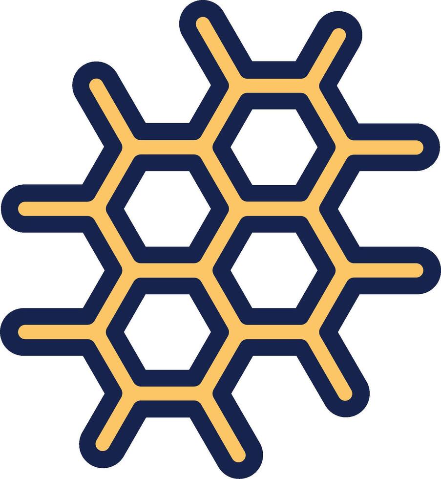 A honeycomb icon vector