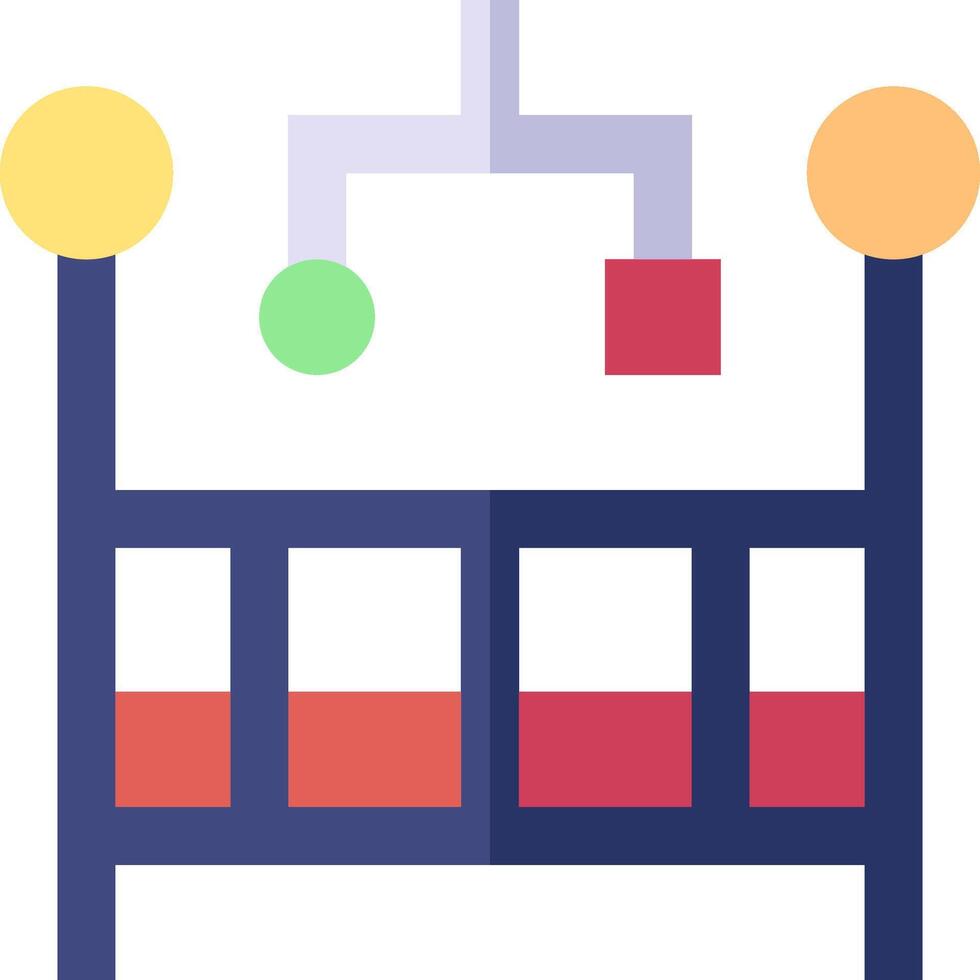 A bed with a lamp and a lampshade vector