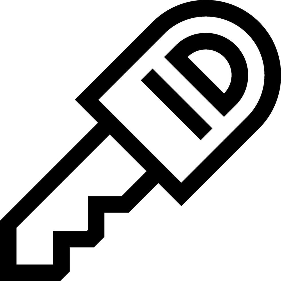 Key illustration design vector